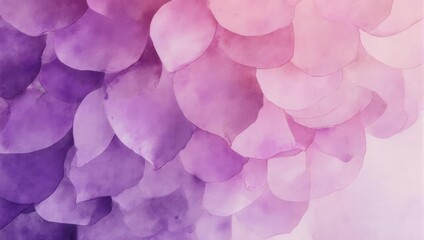 Gradient of Purple and Pink Petals - A Floral Abstraction.