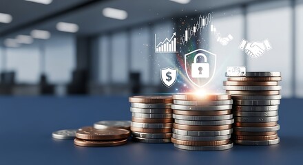 Secure Investment Growth: Coins with Digital Protection