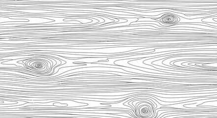 Seamless white wood texture with natural grain and knots perfect for backgrounds and design elements. © Eva