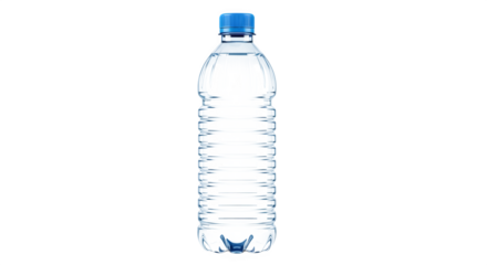 Refreshing bottled water isolated, a symbol of hydration and pure refreshment for health campaigns and beverage promotions