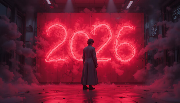 young woman in the city young woman in the night woman in the night beautiful new year 2026 beautiful view and seen beautiful background and wallpaper hd picture beautiful new year anniversary happy  - Powered by Adobe