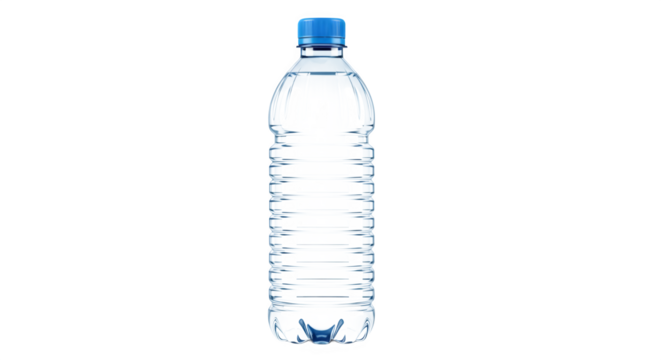 Refreshing bottled water isolated, a symbol of hydration and pure refreshment for health campaigns and beverage promotions