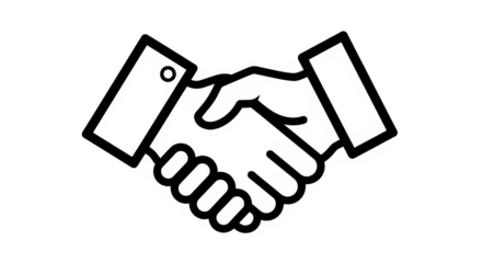 Sealing the deal with a handshake a symbol of partnership trust and agreement, perfect for illustrating business collaboration