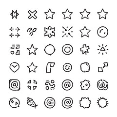 set of icons for web design