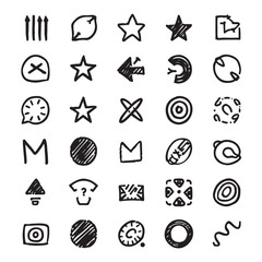 set of vector icons