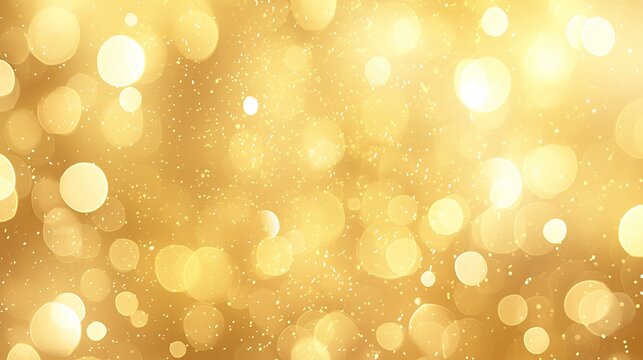 A soft golden background, adorned with twinkling bokeh lights, perfect for high-end events, celebrations, invitations, or luxury brand visuals that convey sophistication and warmth.
