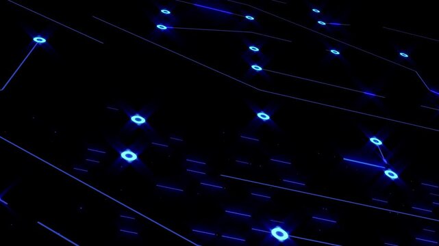 Innovation Abstract Geometric Background Plexus. Moving Abstract Decoration 3D Render . Dream Technology Loop Animation Plexus. Present day Graphic Background Business Concept. Advanced Technology Bea