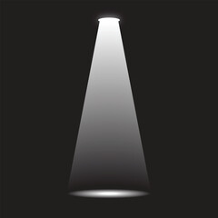 Spotlight Beam in Dark Background for Theater or Presentation Use