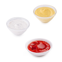 Creamy yogurt dip in a clear bowl ready for snacks or appetizers