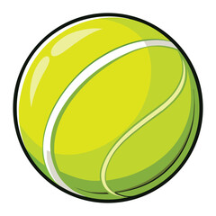 Obraz premium Tennis Ball Illustration