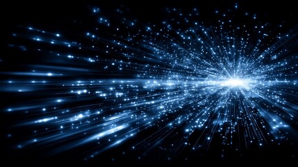 Fototapeta premium Futuristic light trails abstract background with dynamic and vibrant energy