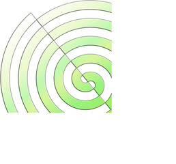 Concentric Circles Spiral Gradient Abstract Background.