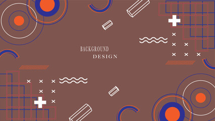 elements set background vector design