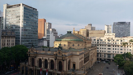 Fototapeta premium Municipal Theater square