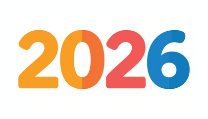 2026 Happy New Year Typography Vector Collection