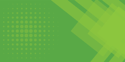 Abstract modern green background with diagonal stripes and dot halftone. vector illustration