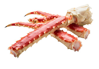 Red King Crab Legs Isolated