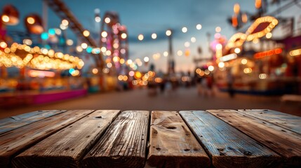 Wooden board background is a festival.
