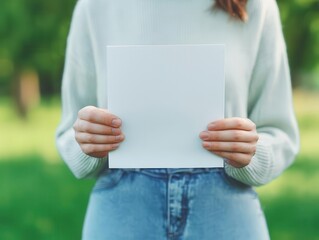 Community health worker handing out flu brochures in park, field outreach visual