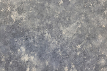snow snowflake texture dark background, snow surface in winter, winter photography