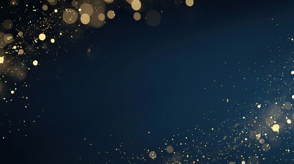 A deep blue background accented with shimmering gold, perfect for luxury brand products, special events, high-end invitations, or premium marketing visuals.