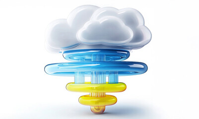 Abstract Cloud Design for Network Migration and Architectural Visualization Concepts