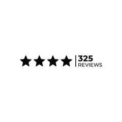Customer Feedback Star Rating. Review Rating Count Icon. Star Review Symbol.