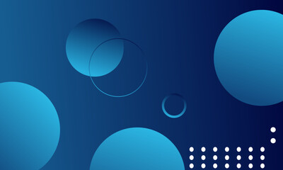 Abstract Blue background with beautiful liquid fluid. background with circle shape. design elements with fluid gradient. Creative illustration for poster, web,