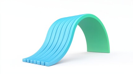 Digital Bridge Architecture Transfer Between Data Formats in Modern Design Concept