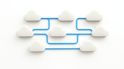 Abstract Network Pathways for Cloud Migration Process in Modern Technology Landscape