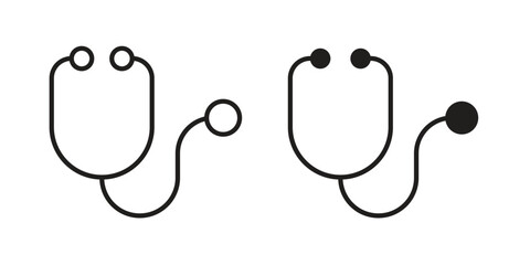 Check up icon logo design element. minimalist style icons