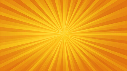 Radiant orange and yellow sunburst pattern radiating from center abstract background