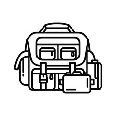 Travel camera bag and accessories