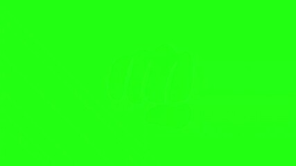 Dynamic black fist symbol animates on vibrant green screen background, conveying power, strength, and breakthrough moments for impactful video projects. - Powered by Adobe