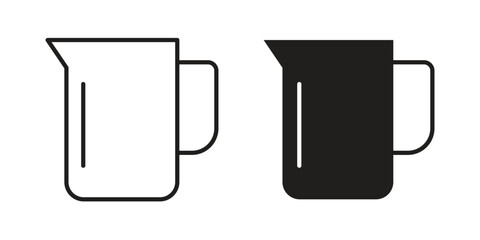 Pitcher icon logo design element. minimalist style icons