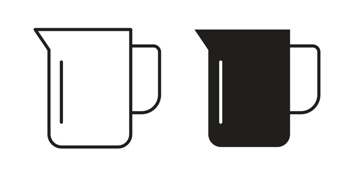 Pitcher icon logo design element. minimalist style icons - Powered by Adobe