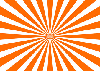 orange sunburst background
