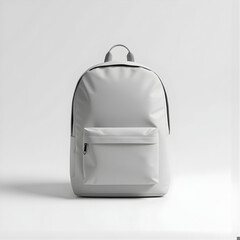 White Backpack Mockup on Clean Background
Minimalist School Bag Mockup for Branding, Plain Backpack Product Mockup, Modern Blank Bag Mockup for Design Presentation, Realistic Travel Backpack Mockup
