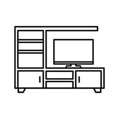Tv stand and cabinet icon