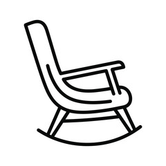 Rocking chair icon