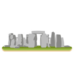 Stonehenge England Vector Illustration