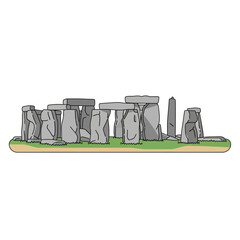 Stonehenge England Vector Illustration
