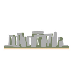 Stonehenge England Vector Illustration