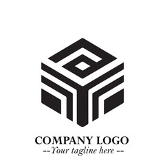 Black and White Chibi Boy Illustration with Jacket and Boots in Bold Thick Line Art Minimal Style