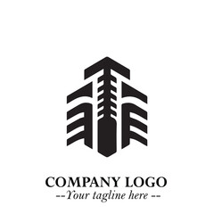 Black and White Chibi Boy Illustration with Jacket and Boots in Bold Thick Line Art Minimal Style