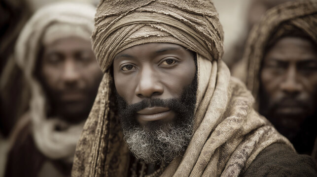 Biblical Israelites depicted as black Asiatic individuals