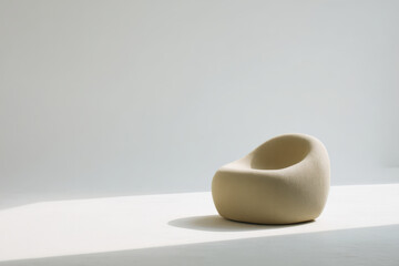 ai chair that adapts seamlessly to body conveying comfort and tranquility