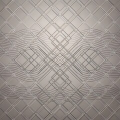 Modern Geometric Minimalist Hijab Pattern in Neutral Tones