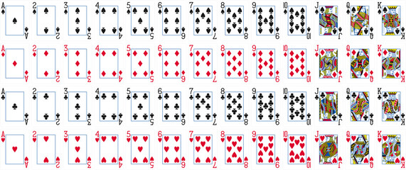 High-Quality Playing Cards Set - Jumbo Index v1