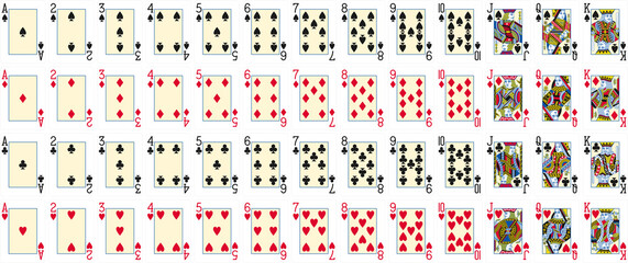 High-Quality Playing Cards Set - Jumbo Index v2